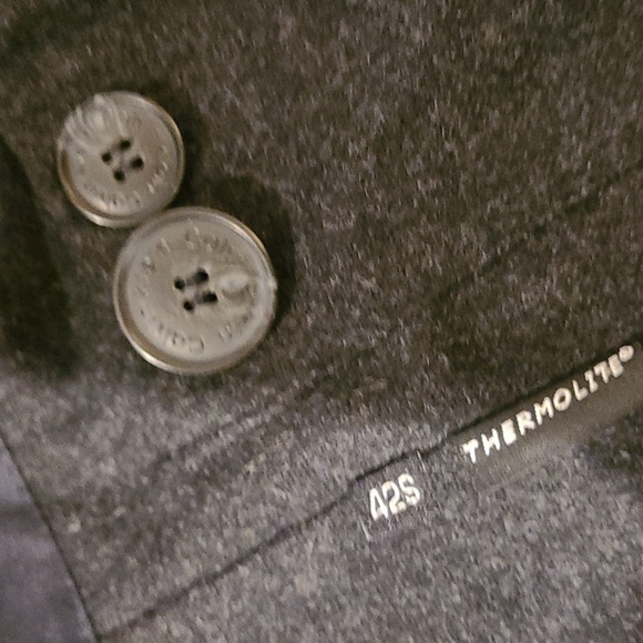 Calvin Klein Thermolite Black Raincoat removable liner 42S - Picture 7 of 7